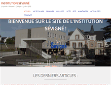 Tablet Screenshot of institutionsevigne.org